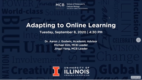 Thumbnail for entry Adapting to Online Learning Workshop - Fall 2020
