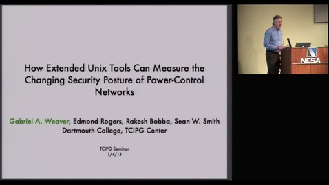 Thumbnail for entry How Extended Unix Tools Can Measure the Changing Security Posture of Power-Control Networks