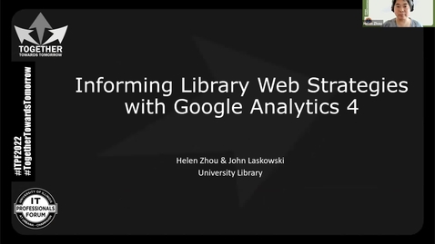 Thumbnail for entry Informing Library Web Strategies with Google Analytics 4