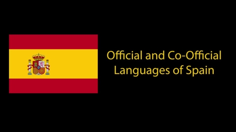 Thumbnail for entry Official and Co-official Languages of Spain