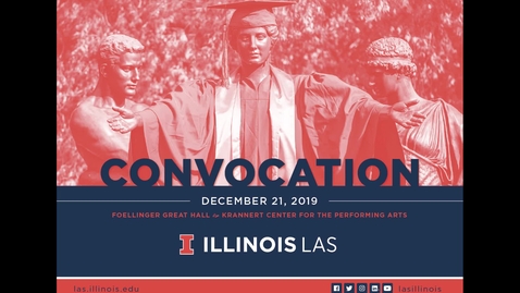 Thumbnail for entry LAS Convocation Ceremony, December 21, 2019