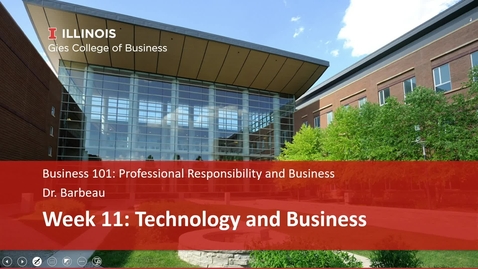 Thumbnail for entry Technology and Business