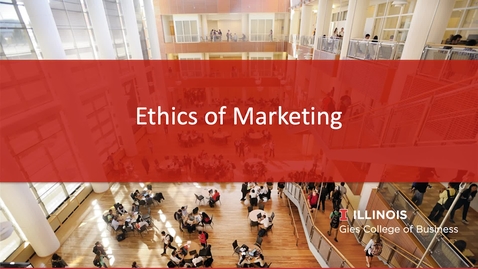 Thumbnail for entry Ethics of Marketing