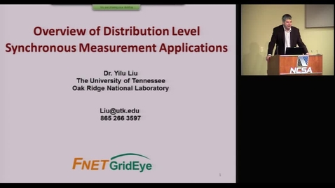 Thumbnail for entry Overview of Distribution Level Synchronous Measurement Applications