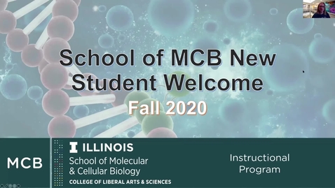 Thumbnail for entry MCB New Student Welcome Presentation - Fall 2020