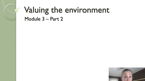 Thumbnail for entry NRES 102 Module 3: environmental policy, part 2