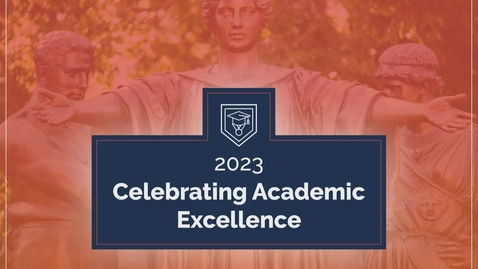 Thumbnail for entry Celebrating Academic Excellence