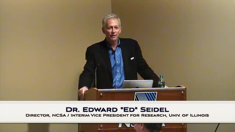 Thumbnail for entry Ed Seidel keynote speech - Trends in Scientific Computing and Data
