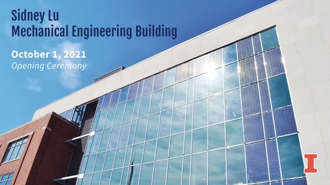 Thumbnail for entry Sydney Lu Mechanical Engineering Building Ribbon Cutting