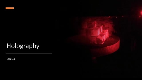 Thumbnail for entry Holography