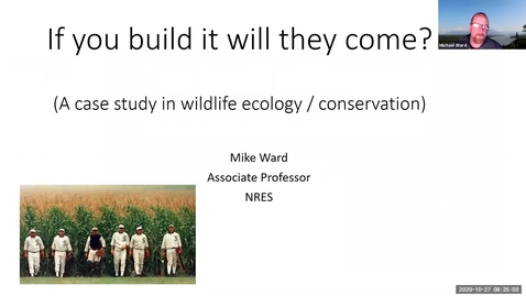 Thumbnail for entry NRES 102 Module 11 Wildlife Ecology and Conservation Case Study