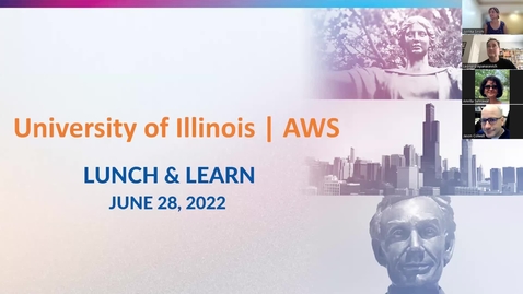 Thumbnail for entry Lunch &amp; Learn No.2  | UofI- AWS | AWS Experiences for NCSA's CILogon