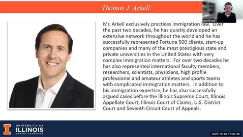 Thumbnail for entry Preparing for a Career in the US as an International Student - Immigration Attorney Presentation
