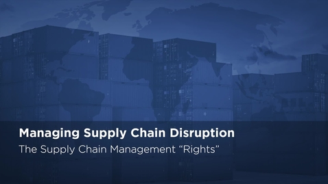 Thumbnail for entry The Supply Chain Management Rights