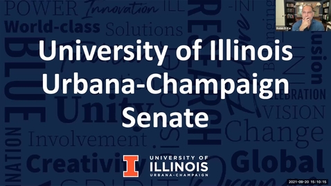 Thumbnail for entry Academic Senate Meeting, Sep. 20, 2021