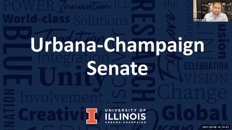 Thumbnail for entry Academic Senate Meeting, Mar. 8, 2021