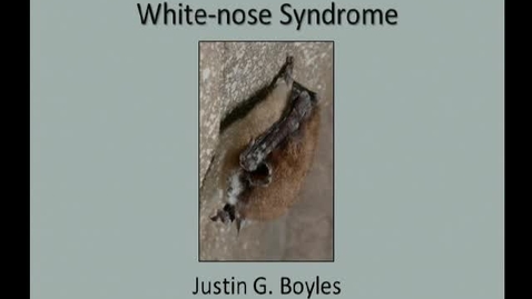 Thumbnail for entry NRES 2012 Fall Seminar Series - Justin G. Boyles