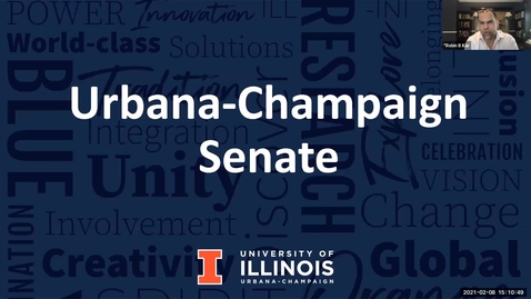 Thumbnail for entry Academic Senate Meeting, Feb. 8, 2021