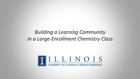 Thumbnail for entry Building a Learning Community