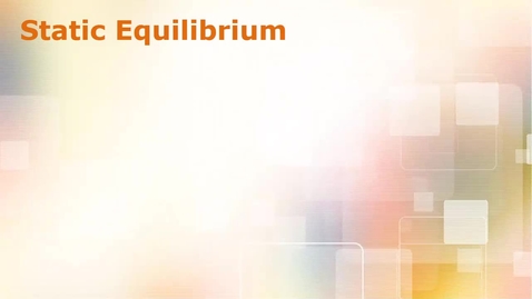 Thumbnail for entry Prelab 6: Static Equilibrium