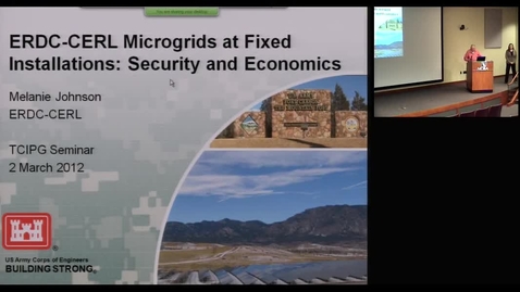 Thumbnail for entry ERDC-CERL Microgrids at Fixed Installations: Security and Economics