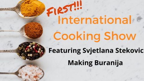 Thumbnail for entry International Cooking Show - October 1st, 2021 