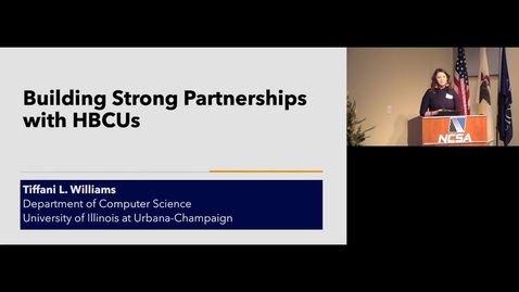 Thumbnail for entry Building Strong Partnerships with HBCUs | Tiffani Williams