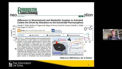 Thumbnail for entry Transformation of the Neonicotinoid Insecticide Drives Differences in Parent and Product Sorption
