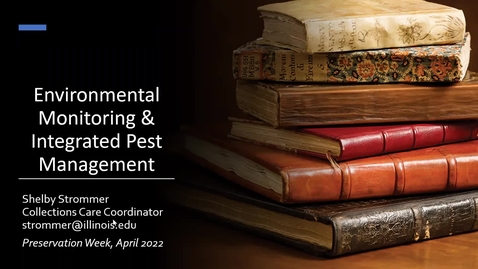 Thumbnail for entry Environmental Monitoring and Integrated Pest Management at UIUC