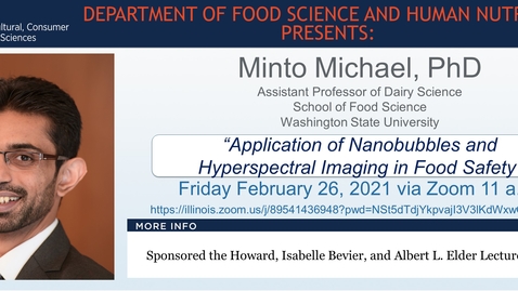 Thumbnail for entry Feb. 26, 2021 FSHN 597 Graduate Seminar- Dr. Minto Michael