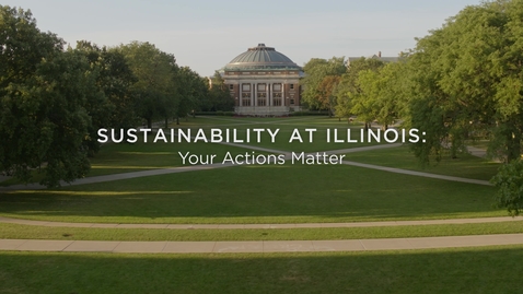 Thumbnail for entry Sustainability Training at the University of Illinois