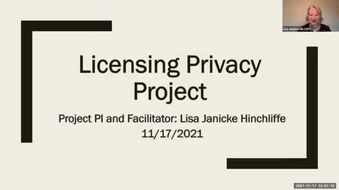Thumbnail for entry Licensing Privacy - Vendor Contract and Policy Rubric