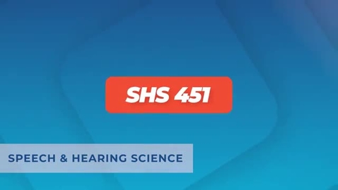 Thumbnail for entry SHS 451 - Lecture 5 - Audiologic Assessment - Classifications of Hearing Loss