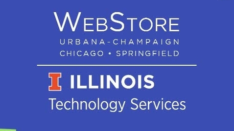 Thumbnail for entry Welcome new students : Webstore services