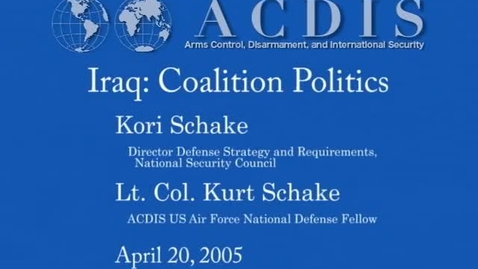 Thumbnail for entry Iraq: Coalition Politics