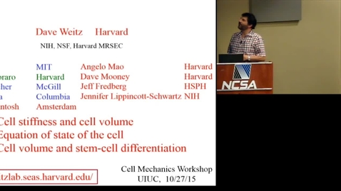 Thumbnail for entry Cell Mechanics and Cell Volume