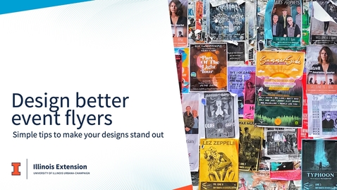Thumbnail for entry EXT Comms Design Awesome Event Flyers