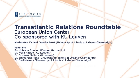 Thumbnail for entry 2018-04-03 - Transatlantic Relations Roundtable