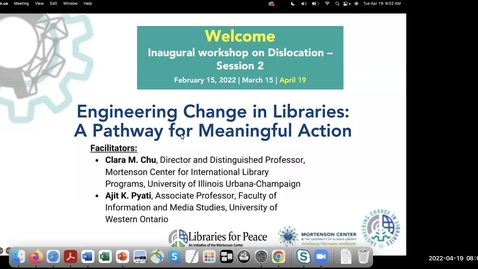 Thumbnail for entry Engineering Change in Libraries - Inaugural Workshop on Dislocation Session 2