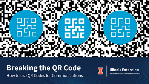 Thumbnail for entry EXT Comms: Using QR Codes