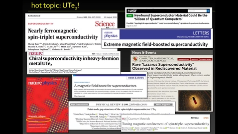 Thumbnail for entry Condensed Matter Seminar - Johnpierre Paglione, University of Maryland