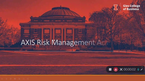 Thumbnail for entry 1. Insurance Basics: Risk and Its Treatment