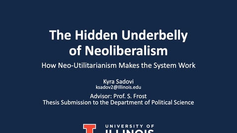Thumbnail for entry The Hidden Underbelly of Neoliberalism: How Neo-Utilitarianism Makes the System Work