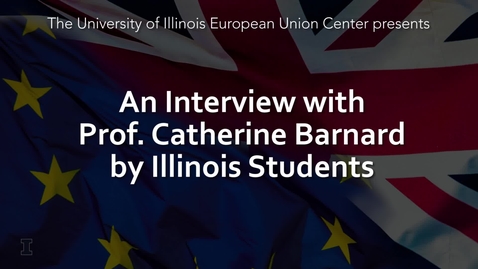 Thumbnail for entry Interview with Prof. Catherine Barnard, University of Cambridge, on the current state of Brexit, 4 Oct 2019