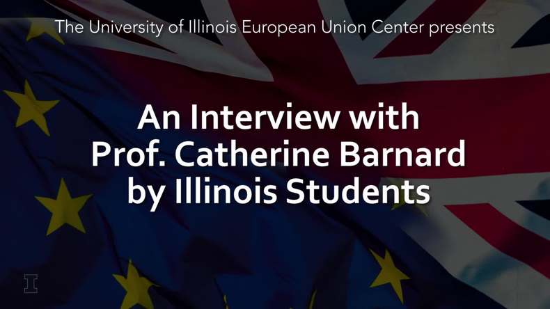 Video thumbnail for Interview with Prof. Catherine Barnard, University of Cambridge, on the current state of Brexit, 4 Oct 2019
