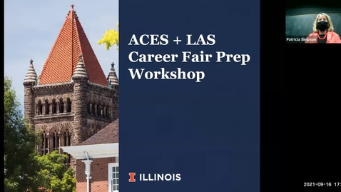 Thumbnail for entry ACES + LAS Career Fair Prep Workshop