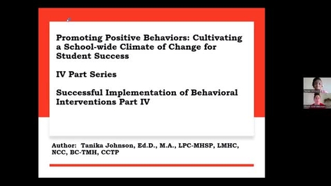 Thumbnail for entry 5.13.22 Successful Implementation of Behavioral Interventions