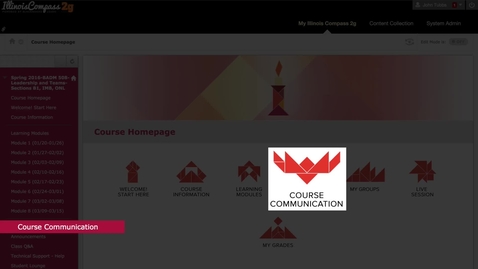 Thumbnail for entry iMBA Onboarding - Course Communication