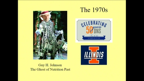 Thumbnail for entry DNS 50th Anniversary | The Ghost of Nutrition Past | Guy Johnson, Principal, Johnson Nutrition Solutions, LLC
