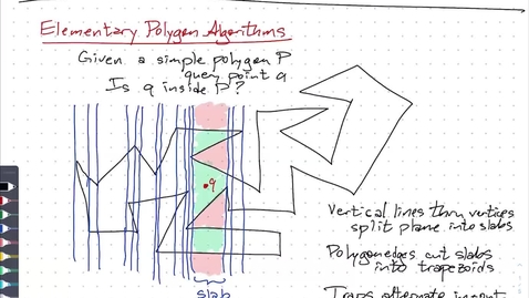 Thumbnail for entry Feb 09: Elementary polygon algorithms